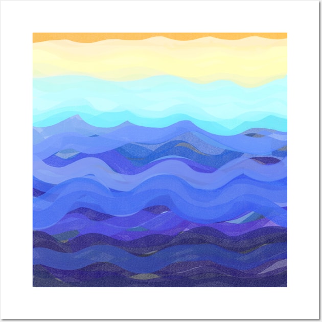 Waves Wall Art by Michelle Le Grand